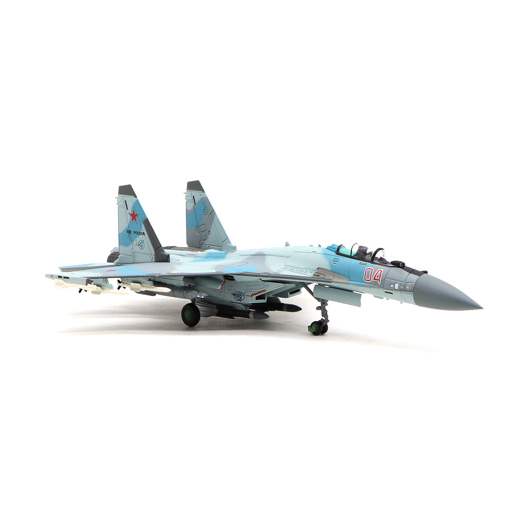 1/100 scale diecast Su-35 aircraft model