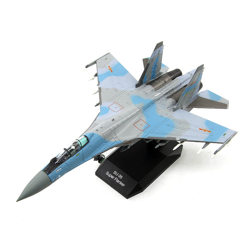 Sukhoi Su-35 Flanker-E Fighter 1/100 Scale Diecast Aircraft Model