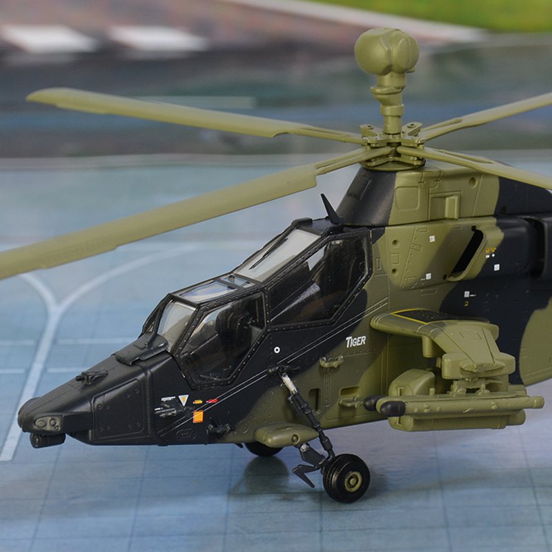 1/72 scale pre-built tiger attack helicopter model