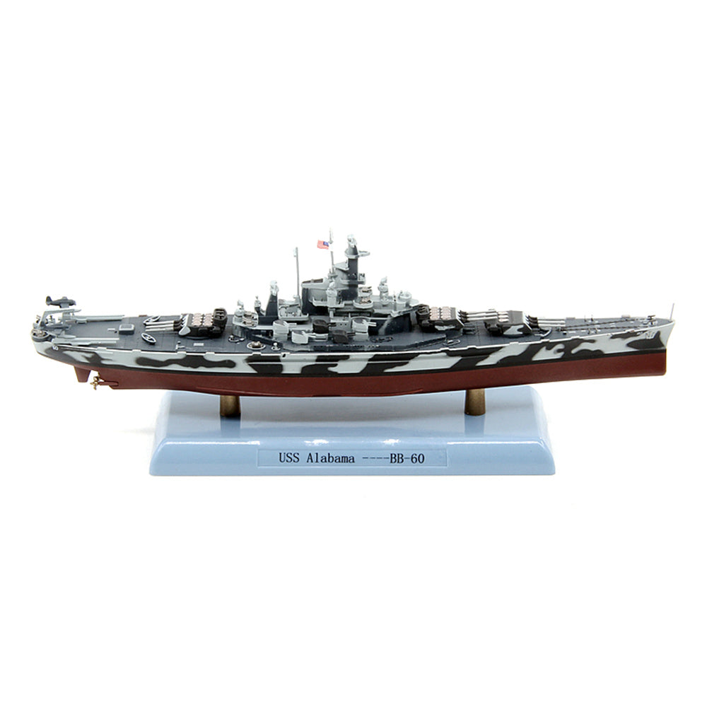 1/1000 scale diecast USS Alabama (BB-60) battleship model
