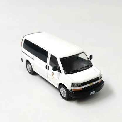 1/64 Scale Chevrolet Express 3500 LAPD Van Diecast Model Car