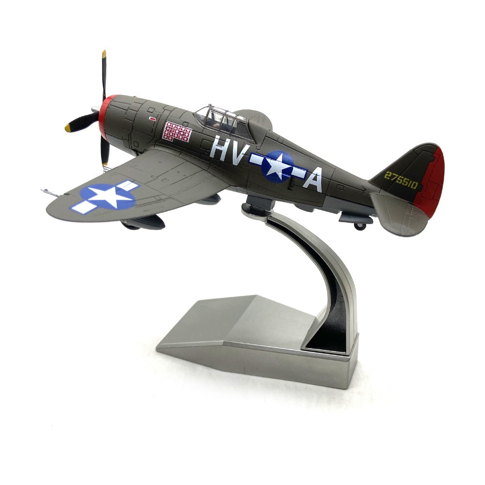 1/72 Scale Republic P-47 Thunderbolt US WWII Fighter Aircraft Diecast Model