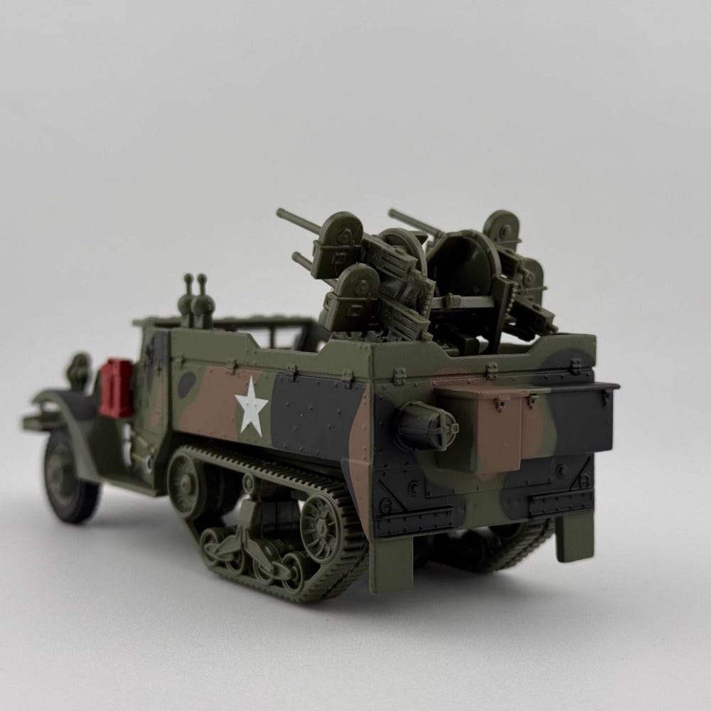 1/43 Scale US Army M16 Half-Track MGMC Multiple Gun Motor Carriage Diecast Model
