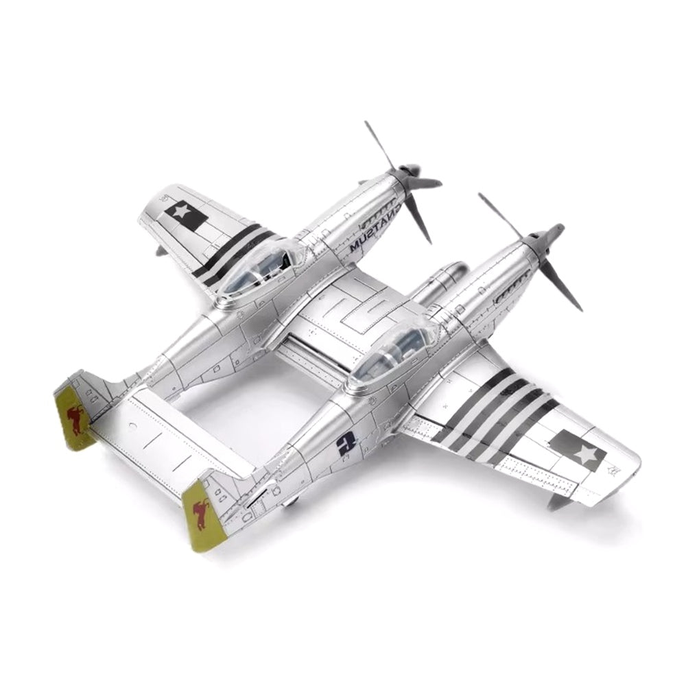 1/48 Scale North American F-82 Twin Mustang US Long-Range Escort Fighter Pre-built Plastic Collectible Model Aircraft