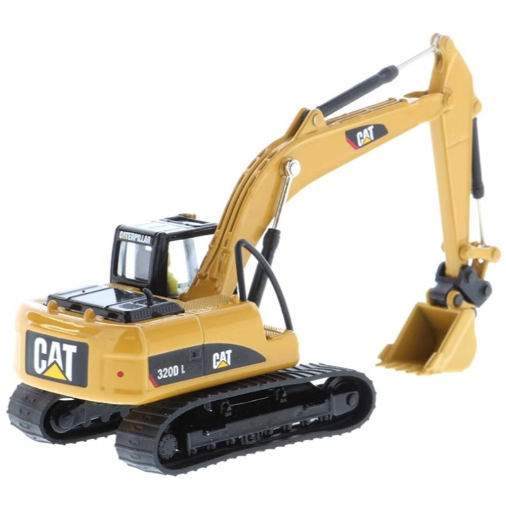 1/87 Scale Caterpillar 320D L Hydraulic Excavator with Multiple Work Tools Diecast Model DM85652