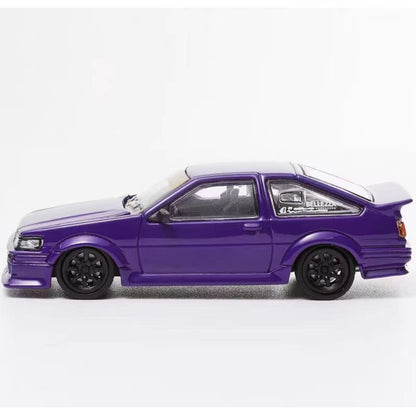 1/64 Scale Toyota AE86 Corolla Levin GT-APEX Diecast Model Car