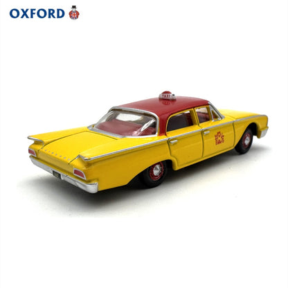 1/87 Scale 1960 Ford Fairline Sedan NYC Taxi Diecast Model Car
