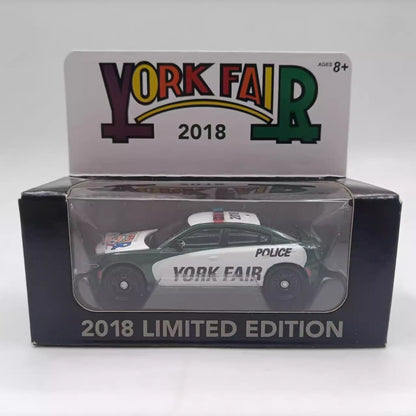 1/64 Scale 2018 York Fair Dodge Charger Police Car Diecast Model