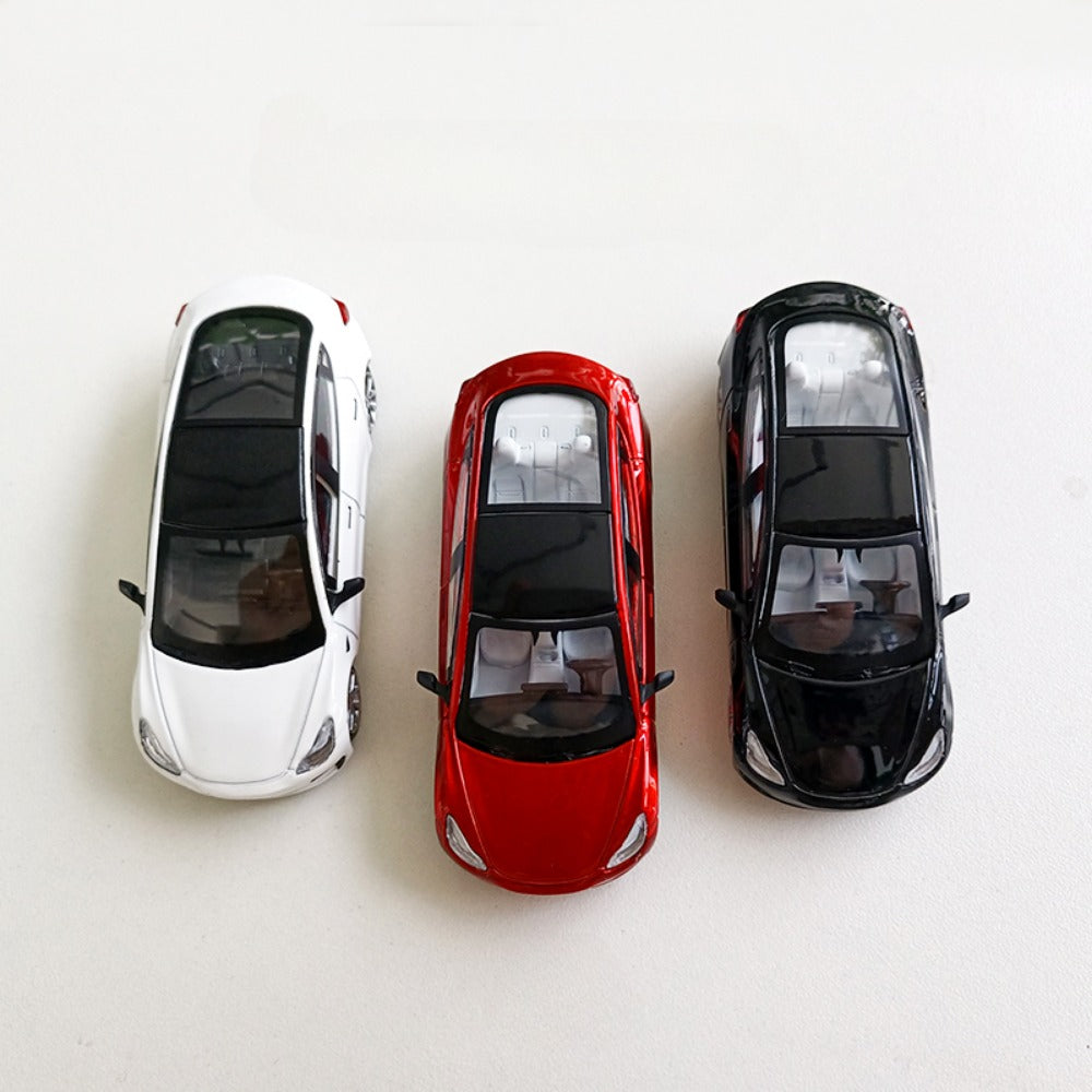 1/64 Scale Tesla Model 3 Electric Mid-Size sedan Diecast Model Car