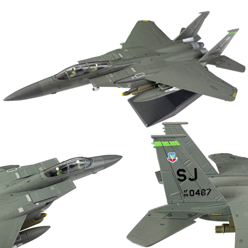 1/100 Scale McDonnell Douglas F-15E Strike Eagle USAF Fighter Diecast Model Aircraft