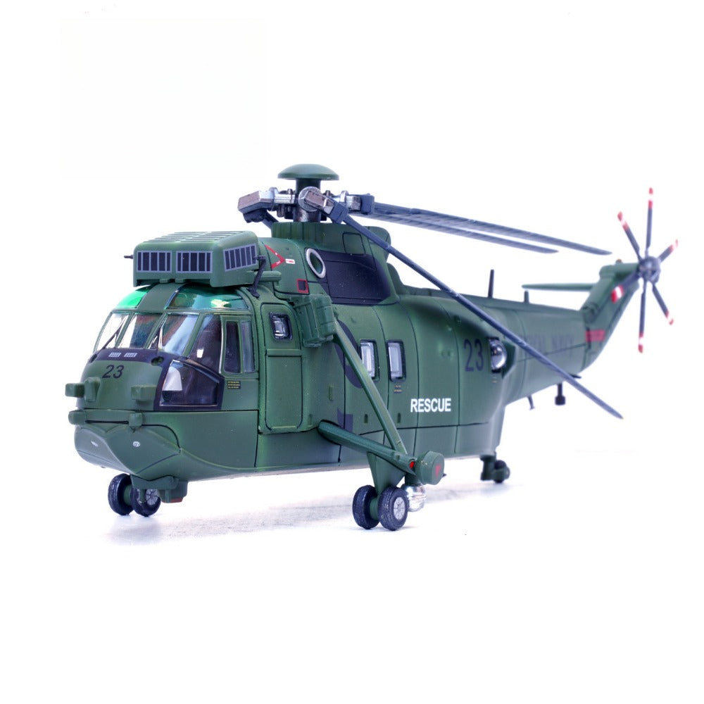 1/72 Scale Westland Sea King HC.4 Royal Navy ZF123 Helicopter Diecast Model Aircraft