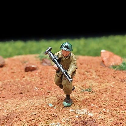 1/72 Scale Army Soldiers Painted Figures for Model Dioramas