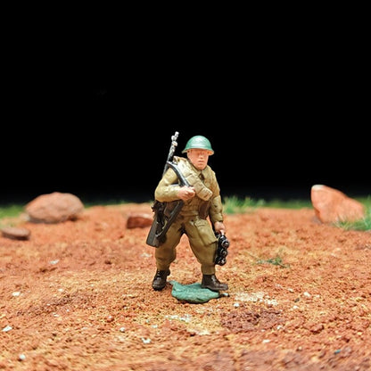 1/72 Scale Army Soldiers Painted Figures for Model Dioramas