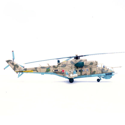 1/72 Scale Mil Mi-24P Helicopter Soviet Air Force Bagram Airfield Diecast Model