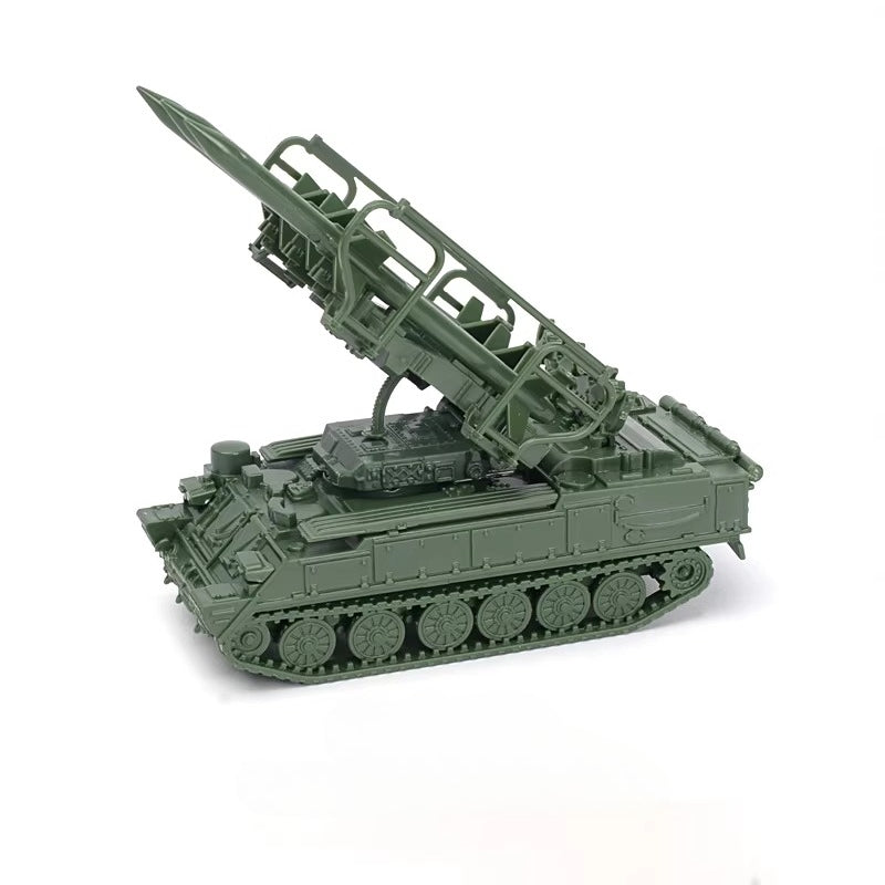 1/72 Scale 2K12 Kub SA-6 Gainful Surface-to-Air Missile System Pre-built Plastic Collectible Model