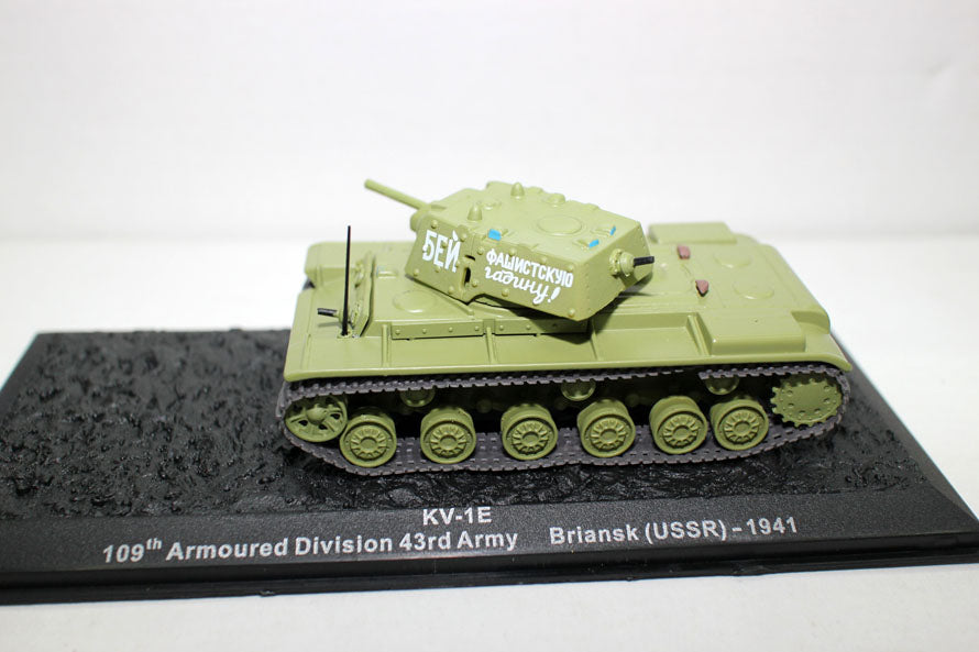 1/72 Scale 1941 KV-1E WWII Soviet Heavy Tank Diecast Model