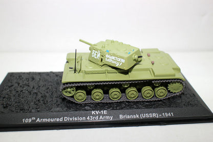 1/72 Scale 1941 KV-1E WWII Soviet Heavy Tank Diecast Model