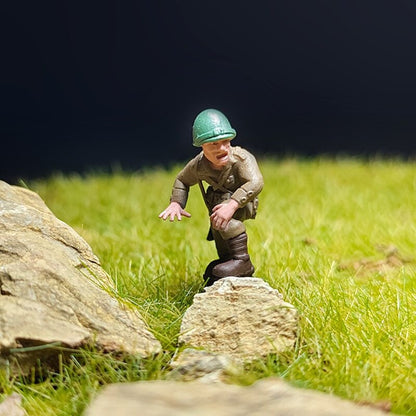 1/72 Scale WWII Polish Soldiers Painted Figurines for Model Dioramas