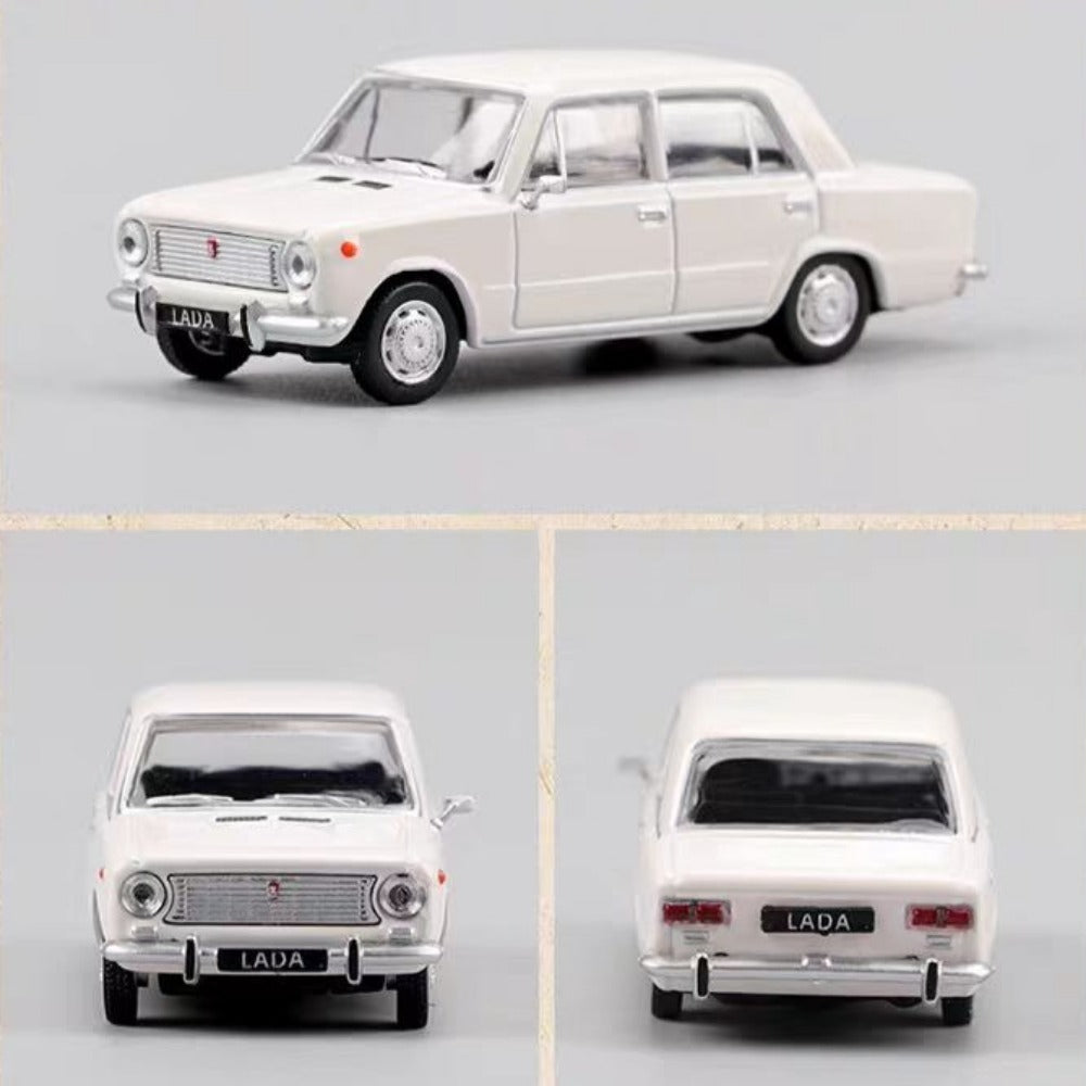 1/64 Scale Lada 2101 Soviet Compact Car VAZ-2101 Diecast Model