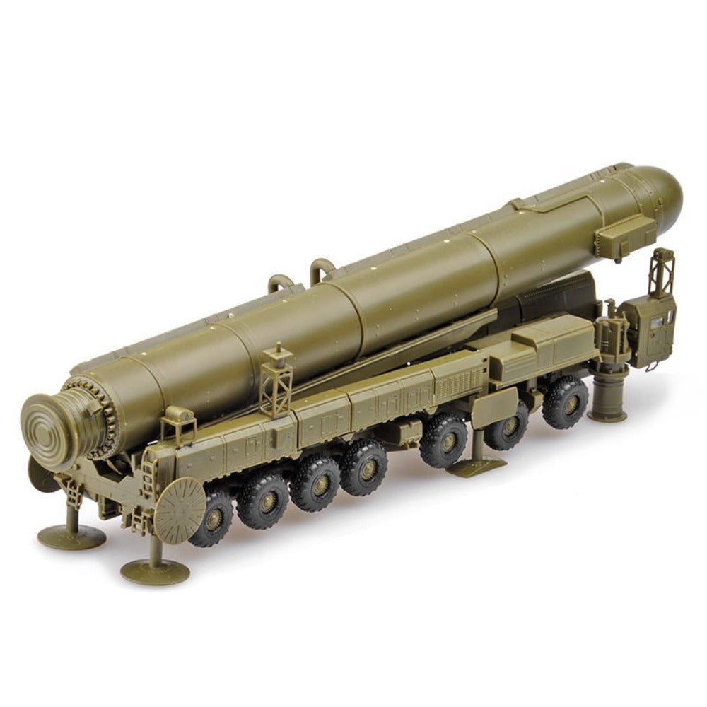 1/72 Scale RT-2PM Topol SS-25 Sickle Russian Intercontinental Ballistic Missile Pre-built Plastic Collectible Model