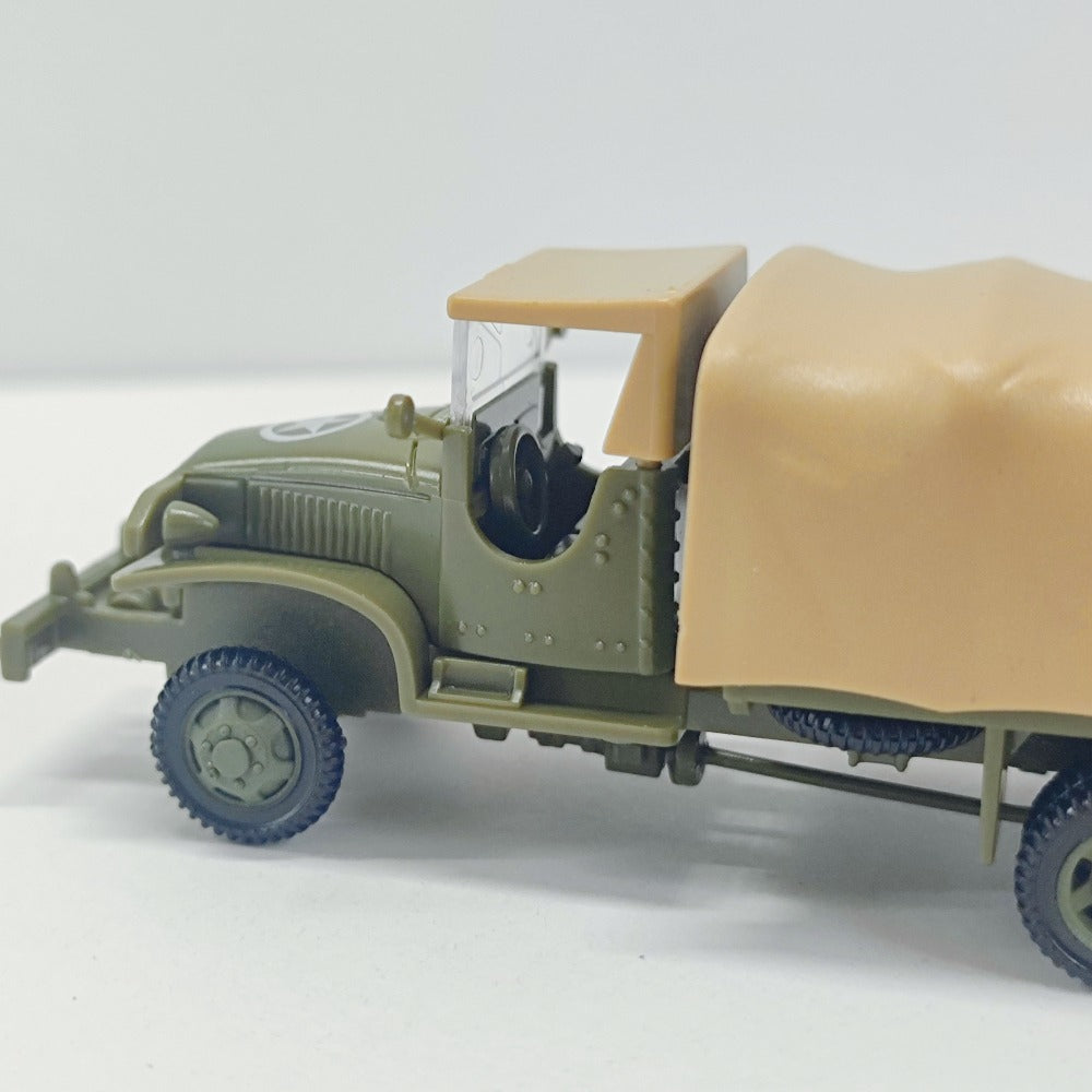 1/72 Scale GMC CCKW-353 US Military Truck Pre-built Plastic Collectible Model