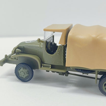 1/72 Scale GMC CCKW-353 US Military Truck Pre-built Plastic Collectible Model