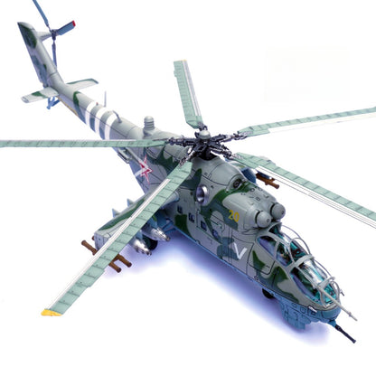 1/72 Scale Mil Mi-24V Attack Helicopter Russo-Ukrainian War Zaporizhzhia Diecast Model Aircraft