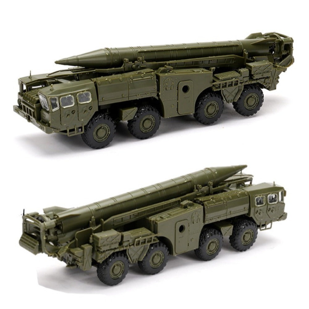 1/72 Scale R-17 Elbrus SS-1C Scud-B Tactical Ballistic Missile 9P117M TEL MAZ-543 Pre-built Plastic Collectible Model