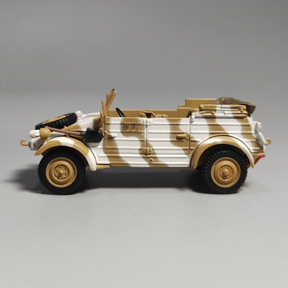 1/43 Scale 1944 Volkswagen Type 82 Kübelwagen WWII German Military Light Utility Vehicle Diecast Model
