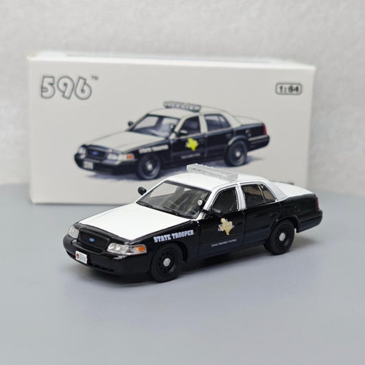 1/64 Scale Ford Crown Victoria Texas DPS Highway Patrol State Trooper Diecast Model Car