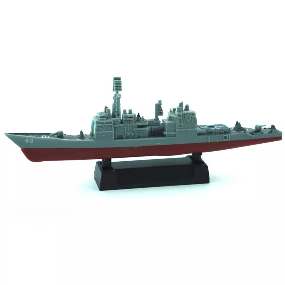 1/1100 Scale USS Vincennes CG-49 Ticonderoga-Class Guided Missile Cruiser Pre-built Plastic Collectible Model Ship