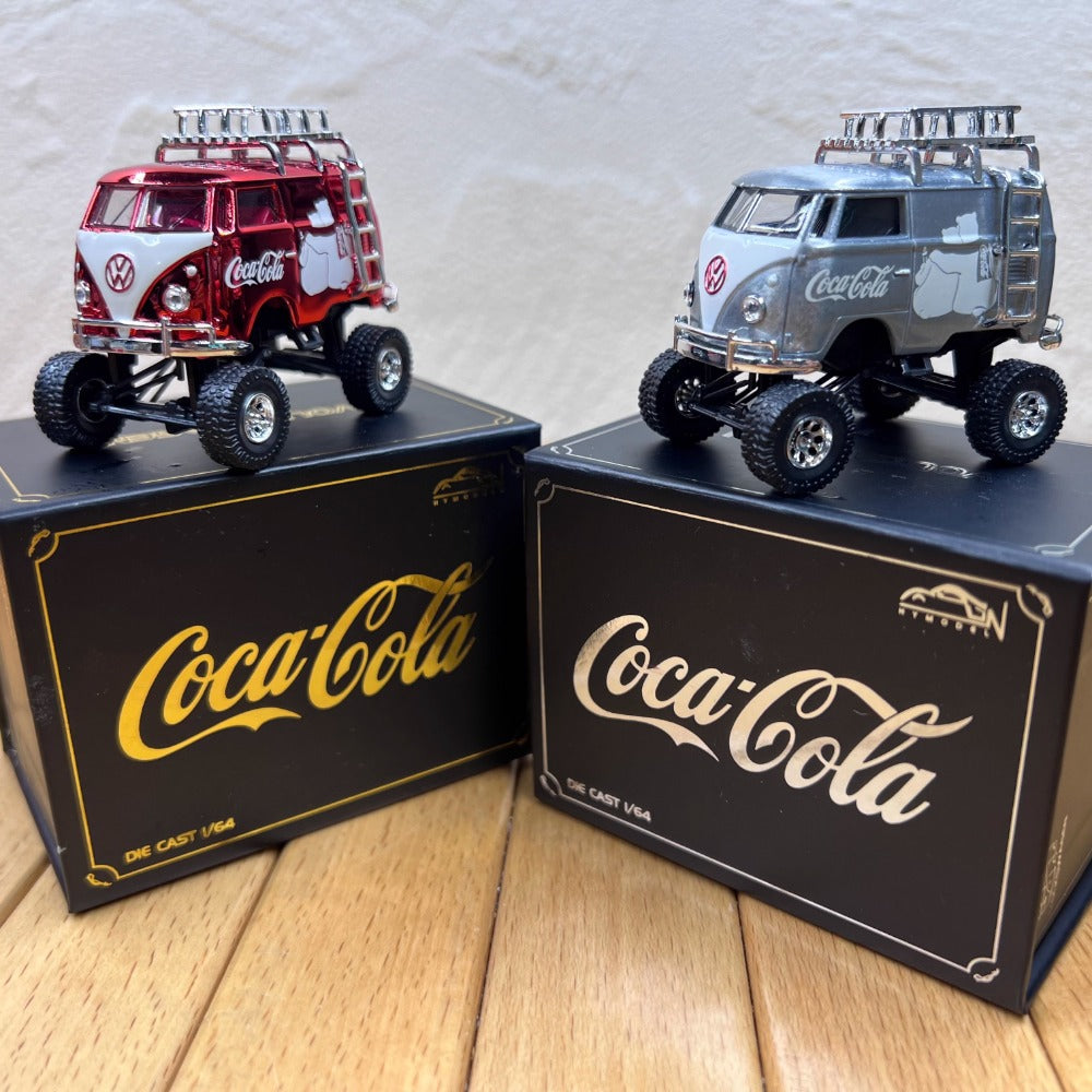 1/64 Scale Volkswagen T1 Off-Road Transporter Coca-Cola Diecast Model Car