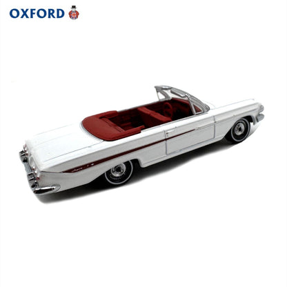 1/87 Scale 1961 Chevrolet Impala Convertible Diecast Model Car
