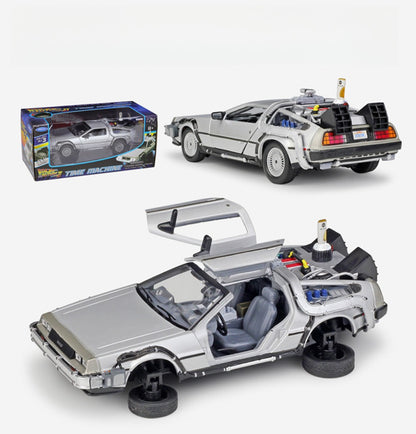 1/24 Scale DMC DeLorean Time Machine Fly Mode Back to the Future II Diecast Model