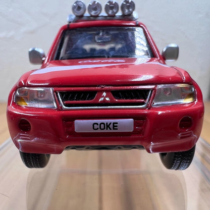 1/64 Scale 2004 Mitsubishi Pajero SUV Coke Diecast Model Car