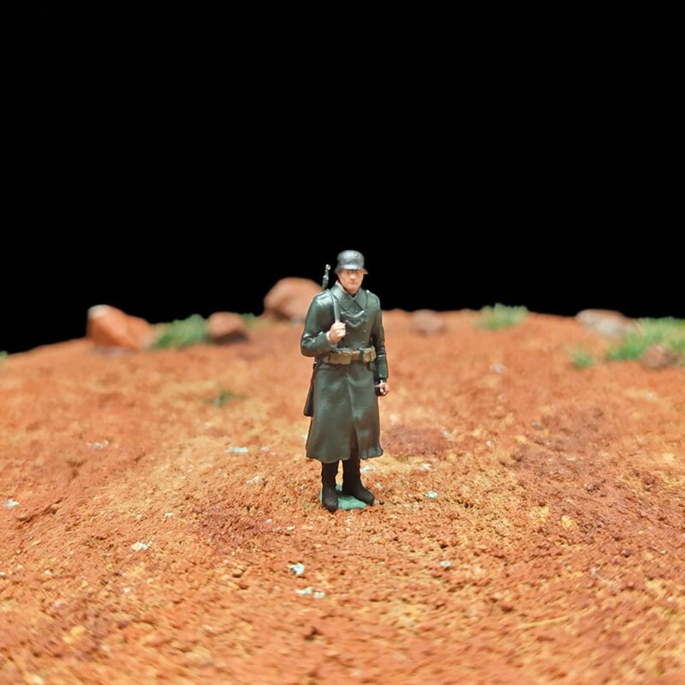 1/72 Scale WWII Army Soldiers Painted Figurines Set for Model Dioramas