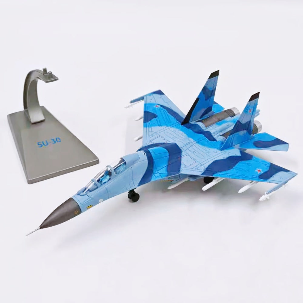 1/100 Scale Sukhoi Su-30 Russian Fighter Diecast Model Aircraft