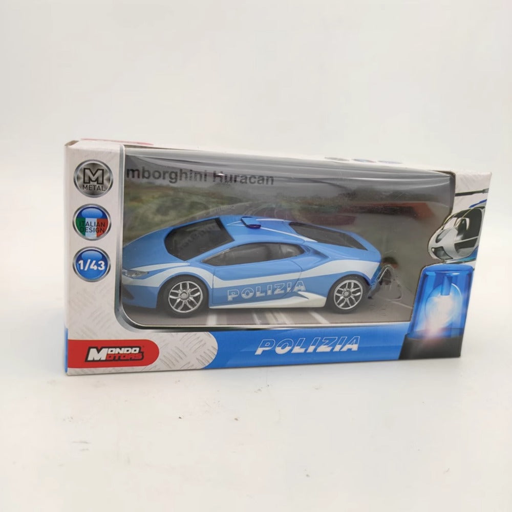1/43 Scale Lamborghini Huracan Italy Polizia Diecast Model Car
