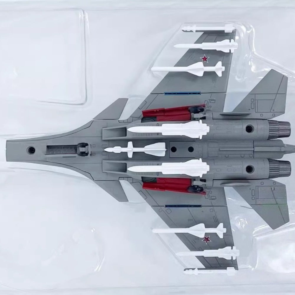1/100 Scale Sukhoi Su-33 Flanker-D Soviet/Russian All-Weather Carrier-Based Air Superiority Fighter Diecast Model