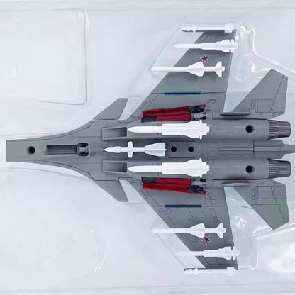 1/100 Scale Sukhoi Su-33 Flanker-D Soviet/Russian All-Weather Carrier-Based Air Superiority Fighter Diecast Model