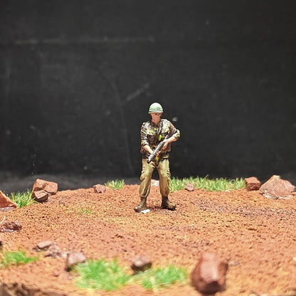 1/72 Scale US Soldiers Painted Figures for Model Dioramas