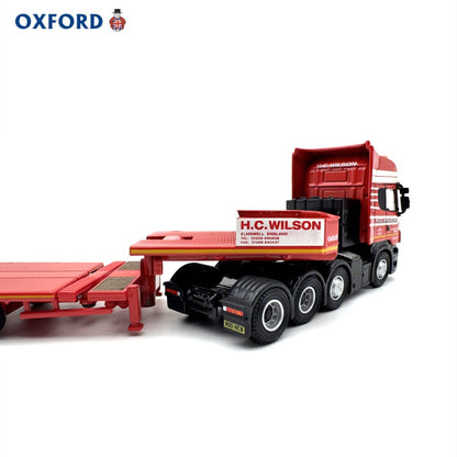1/76 Scale Scania R580 8-Axle Trailer Low Loader H.C. Wilson Diecast Model