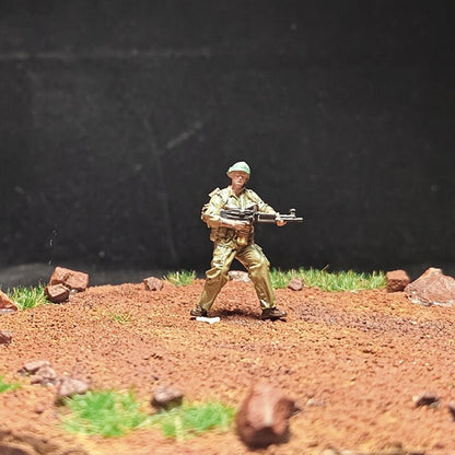 1/72 Scale US Soldiers Painted Figures for Model Dioramas