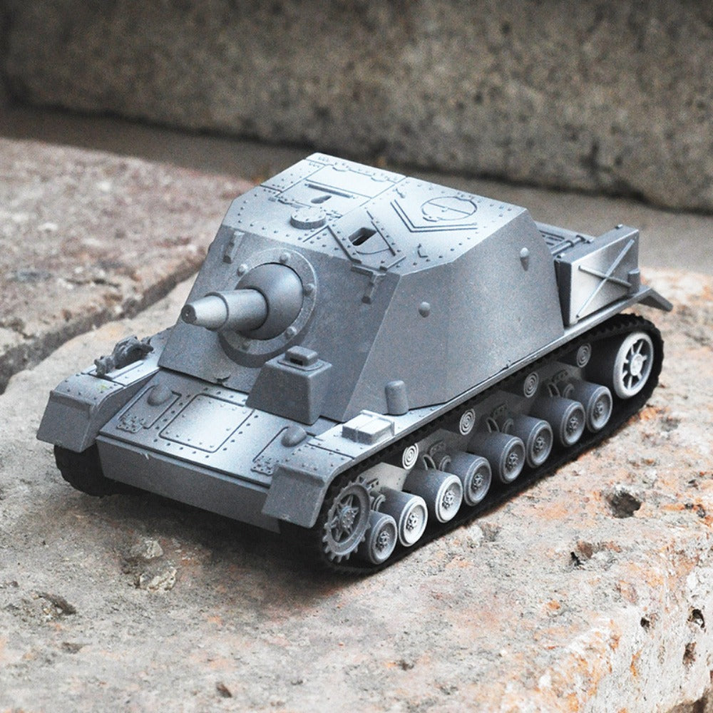1/72 Scale Sturmpanzer Brummbär WWII German Heavy Assault Gun Pre-built Plastic Collectible Model