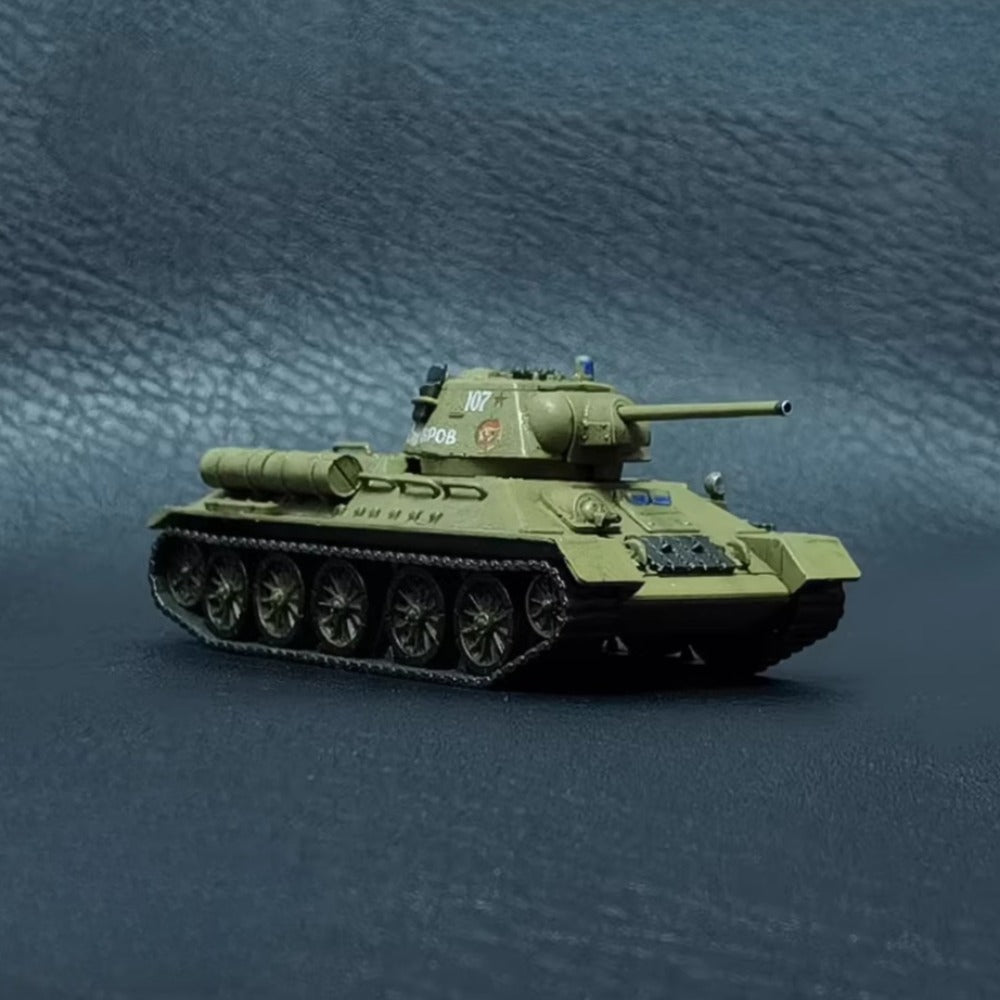 1/72 Scale T-34/76 WWII Soviet Medium Tank Pre-built Plastic Collectible Model