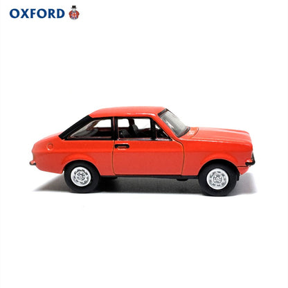 1/76 Scale Ford Escort Mark II Red Diecast Model Car