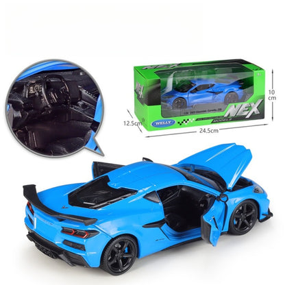 1/24 Scale 2023 Chevrolet Corvette Z06 Sports Car Diecast Model
