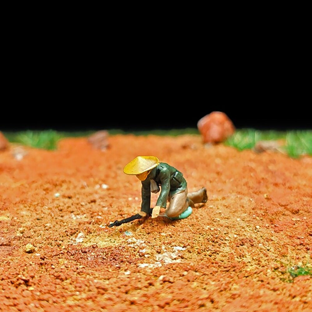 1/72 Scale Vietnam War Soldiers Painted Figures for Model Dioramas