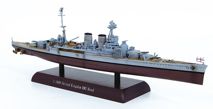 1/1000 Scale HMS Hood Royal Navy Admiral-Class Battlecruiser Diecast Model