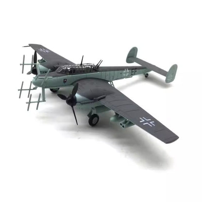 1/100 Scale Messerschmitt Bf 110 G-4 German WWII Night Fighter Diecast Model Aircraft